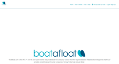 Desktop Screenshot of boatafloat.com